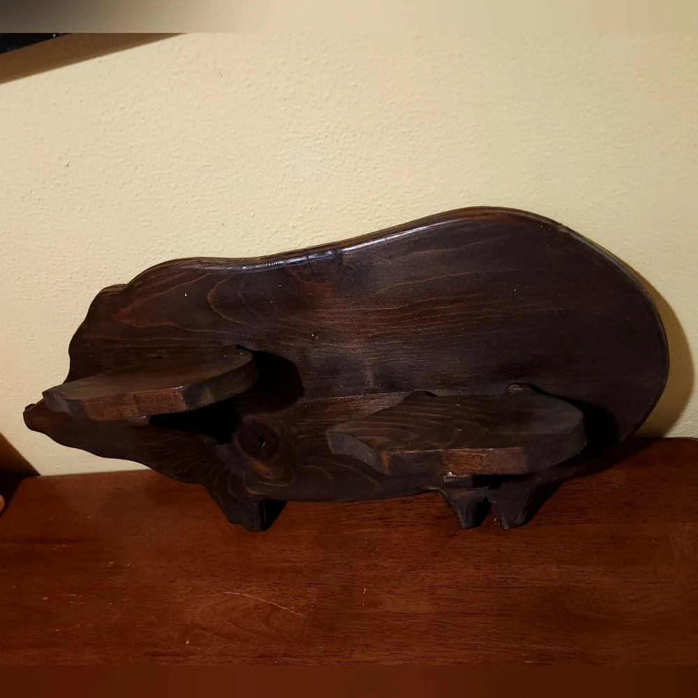 🔨Antique Vintage Handmade Pig Shelves🐷